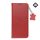 Tok álló, valódi bőr (FLIP, oldalra nyíló, asztali tartó funkció) BORDÓ Xiaomi Redmi Note 12S