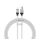 BASEUS COOLPLAY adatkábel (USB - lightning, 2.4A, gyorstöltő, 100cm, törésgátló) FEHÉR Apple IPAD (3rd Generation), IPAD (4th Generation), IPAD mini BASEUS COOLPLAY adatkábel (USB - lightning, 2.4A, gyorstöltő, 100cm, törésgátló) FEHÉR Apple IPAD (3rd Generation), IPAD (4th Generation), IPAD mini