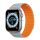 DUX DUCIS pótszíj (egyedi méret, szilikon, 3D minta, mágneses zár) SZÜRKE / NARANCSSÁRGA Apple Watch Series 8 41mm, Apple Watch Series 6 40mm, Apple Watch Series 1 38mm, Apple Watch Series 7 41