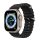 DUX DUCIS pótszíj (egyedi méret, szilikon, állítható, hullám minta) FEKETE Apple Watch Series 1 38mm, Apple Watch Series 6 40mm, Apple Watch Series 3 38mm, Apple Watch Series 2 38mm, Apple Watc