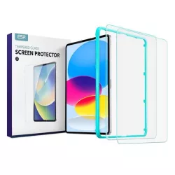   ESR képernyővédő üveg 2db (2.5D, 0.33mm, 9H + segédkeret) ÁTLÁTSZÓ Apple IPAD 10.9 (2022)