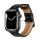 HOCO WA18 pótszíj (egyedi méret, kicsi, szilikon, bőr hatású, állítható, 3D rombusz) FEKETE Apple Watch Series 1 38mm, Apple Watch Series 2 38mm, Apple Watch Series 3 38mm, Apple Watch Series 4 40mm, Apple Watch Series 5 40mm, Apple Watch Series 6 40