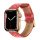 HOCO WA18 pótszíj (egyedi méret, szilikon, bőr hatású, állítható, 3D rombusz minta) RÓZSASZÍN Apple Watch Series 1 38mm, Apple Watch Series 6 40mm, Apple Watch Series 8 41mm, Apple Watch Se