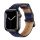 HOCO WA18 pótszíj (egyedi méret, nagy, szilikon, bőr hatású, állítható, 3D rombusz) SÖTÉTKÉK Apple Watch Ultra 49mm, Apple Watch Series 1 42mm, Apple Watch Series 2 42mm, Apple Watch Series 3 42mm, Apple Watch Series 4 44mm, Apple Watch Series 5 44mm