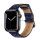 HOCO WA18 pótszíj (egyedi méret, kicsi, szilikon, bőr hatású, állítható, 3D rombusz) SÖTÉTKÉK Apple Watch Series 7 41mm, Apple Watch Series 8 41mm, Apple Watch Series 1 38mm, Apple Watch Series 2 38mm, Apple Watch Series 3 38mm, Apple Watch Series 4 