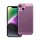 Műanyag telefonvédő (légáteresztő, lyukacsos minta, kamera védelem) LILA Apple iPhone 14