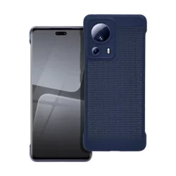   Műanyag telefonvédő (légáteresztő, lyukacsos minta, kamera védelem) SÖTÉTKÉK Xiaomi 13 Lite