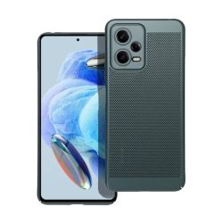   Műanyag telefonvédő (légáteresztő, lyukacsos minta, kamera védelem) SÖTÉTZÖLD Xiaomi Redmi Note 12 5G, Xiaomi Poco X5 5G