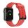 Pótszíj (egyedi méret, kicsi, szilikon, 3D) PIROS Apple Watch Series 7 41mm, Apple Watch Series 8 41mm, Apple Watch Series 4 40mm, Apple Watch Series 5 40mm, Apple Watch Series 6 40mm, Apple Watch Series SE 2 40mm, Apple