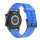 Pótszíj (egyedi méret, szilikon, állítható, 3D minta) SÖTÉTKÉK Samsung Galaxy Watch 46mm (SM-R800N), Samsung Galaxy Watch 4 Classic 46 mm (SM-R890)