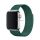 Pótszíj (egyedi méret, fém, milánói szíj, mágneses zár) SÖTÉTZÖLD Apple Watch Series 8 45mm, Apple Watch Series 7 45mm