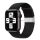 Pótszíj (egyedi méret, kicsi, textil) FEKETE Apple Watch Series 10 42mm, Watch Series 9 41mm, Watch Series 3 38mm Pótszíj (egyedi méret, kicsi, textil) FEKETE Apple Watch Series 10 42mm, Watch Series 9 41mm, Watch Series 3 38mm