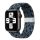 Pótszíj (egyedi méret, kicsi, textil) KÉK Apple Watch Series 8 41mm, Apple Watch Series 7 41mm, Apple Watch Series 4 40mm, Apple Watch Series 5 40mm, Apple Watch Series 6 40mm, Apple Watch Series SE 2 40mm, Apple