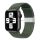 Pótszíj (egyedi méret, textil, állítható) ZÖLD Apple Watch Ultra 49mm, Apple Watch Series SE 2 44mm, Apple Watch Series 2 42mm, Apple Watch Series 1 42mm, Apple Watch Series 7 45mm, Apple Watch