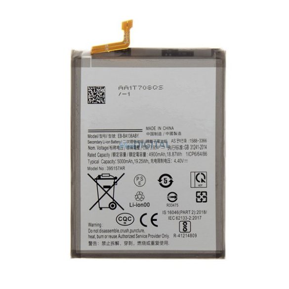 Akku 5000mAh LI-ION (EB-BA136ABY kompatibilis) Samsung Galaxy A04s (SM-A047F), Galaxy A13 5G (SM-A136)