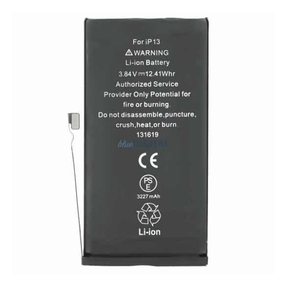 Akku 3227mAh LI-ION (Apple 616-00258 kompatibilis) Apple iPhone 13