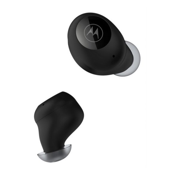 MOTOROLA BUDS 250 bluetooth fülhallgató SZTEREO (v5.0, TWS, mikrofon, IPX5 vízálló + töltőtok) FEKETE