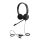 JABRA Evolve 20 UC fejhallgató SZTEREO (mikrofon, USB csatlakozó, zajszűrő + hívásvezérlő egység) FEKETE