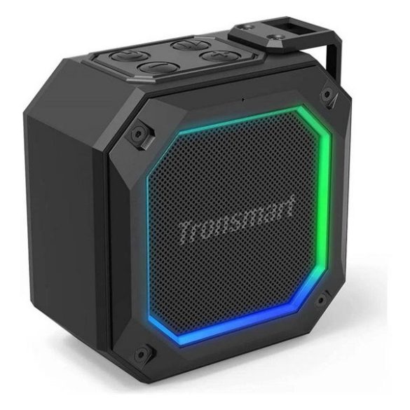 TRONSMART GROOVE 2 bluetooth hordozható hangszóró (v5.3, 10W, LED világítás) FEKETE