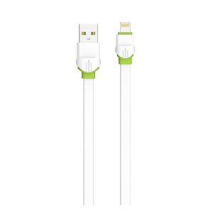 LDNIO LS35 adatkábel (USB - Type-C, 2.4A, 200cm + lightning kábel) FEHÉR