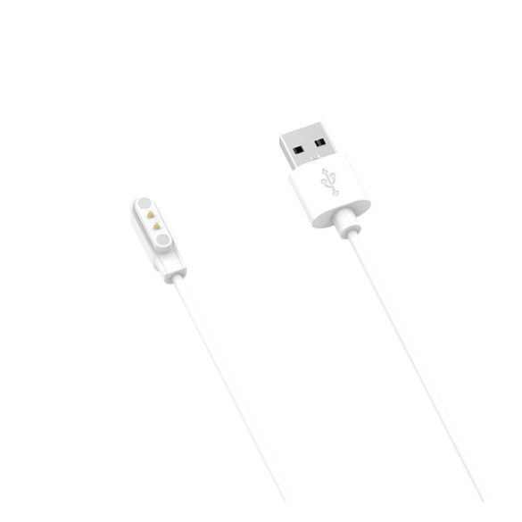 Töltőkábel USB (mágneses, 100cm) FEHÉR