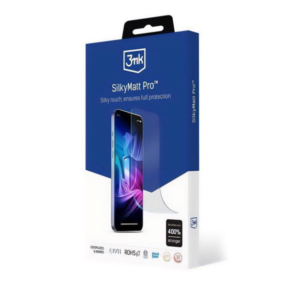 3MK SILKYMATT PRO képernyővédő fólia (matt, öngyógyító, tükröződésmentes, tokbarát + applikáló folyadék) ÁTLÁTSZÓ Samsung Galaxy S21 FE (SM-G990)