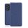 Tok álló, bőr hatású (FLIP, szilikon belső, oldalra nyíló, asztali tartó funkció, bankkártya tartó) SÖTÉTKÉK Samsung Galaxy A33 5G (SM-A336)