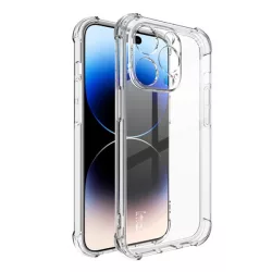   IMAK szilikon telefonvédő (közepesen ütésálló, légpárnás sarok) ÁTLÁTSZÓ Apple iPhone 15 Pro
