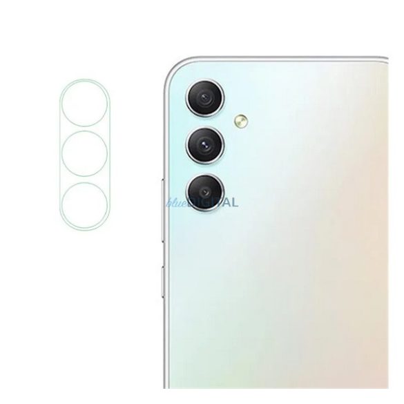 Kameravédő üveg (karcálló, 0.3mm, 9H, NEM íves) ÁTLÁTSZÓ Samsung Galaxy A34 5G (SM-A346)
