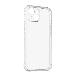   Szilikon telefonvédő (közepesen ütésálló, légpárnás sarok) ÁTLÁTSZÓ Apple iPhone 15