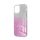 Szilikon telefonvédő (műanyag belső, csillogó hátlap) RÓZSASZÍN / ÁTLÁTSZÓ Apple iPhone 15
