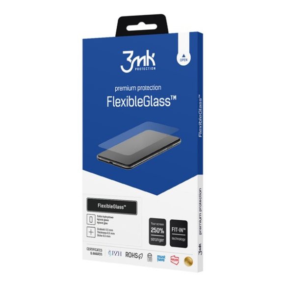 3MK FLEXIBLE GLASS képernyővédő üveg (2.5D, flexibilis, ultravékony, 0.3mm, 7H) ÁTLÁTSZÓ Xiaomi Pad 6