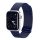 DUX DUCIS pótszíj (egyedi méret, nagy, alumínium, milánói, mágneses) SÖTÉTKÉK Apple Watch Series 1 42mm, Apple Watch Series 2 42mm, Apple Watch Series 3 42mm, Apple Watch Series 4 44mm, Apple Watch Series 5 44mm, Apple Watch Series 6 44mm, Apple Wa