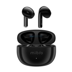 MIBRO EARBUDS 4 bluetooth fülhallgató SZTEREO (v5.3, TWS, mikrofon, zajszűrő, IPX4 vízálló + töltőtok) FEKETE