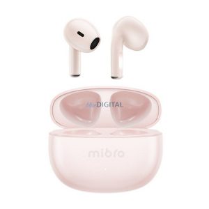 MIBRO EARBUDS 4 bluetooth fülhallgató SZTEREO (v5.3, TWS, mikrofon, zajszűrő, IPX4 vízálló + töltőtok) RÓZSASZÍN