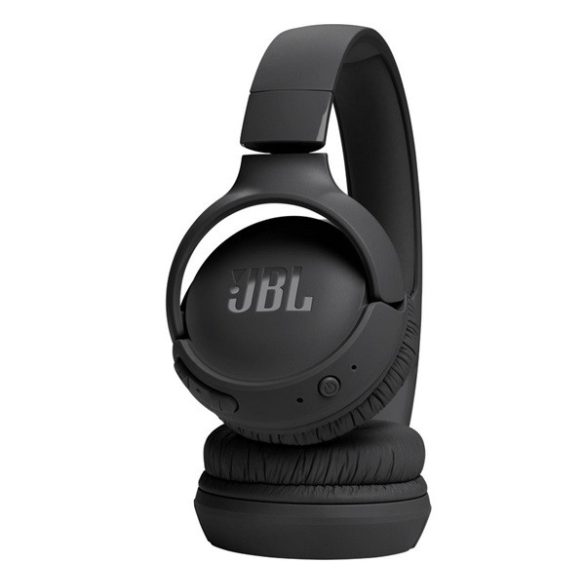 JBL TUNE 520BT bluetooth fejhallgató SZTEREO (v5.3, mikrofon, multipoint, összehajtható) FEKETE