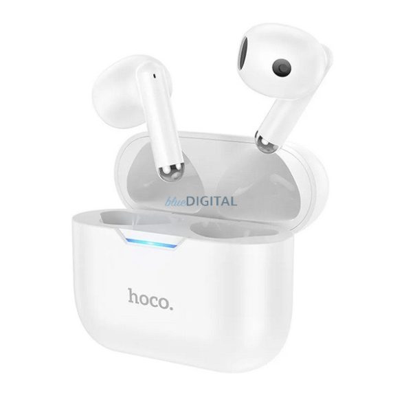HOCO EW34 bluetooth fülhallgató SZTEREO (v5.3, TWS, mikrofon + töltőtok) FEHÉR
