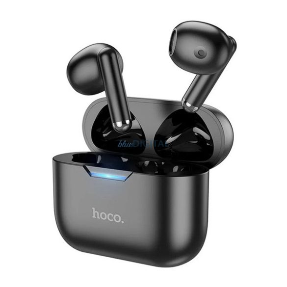 HOCO EW34 bluetooth fülhallgató SZTEREO (v5.3, TWS, mikrofon + töltőtok) FEKETE