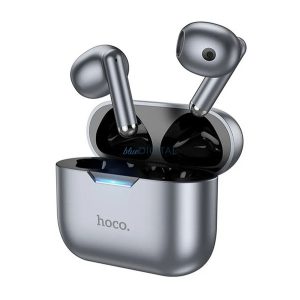 HOCO EW34 bluetooth fülhallgató SZTEREO (v5.3, TWS, mikrofon + töltőtok) SZÜRKE
