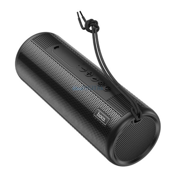 HOCO HC11 bluetooth hordozható hangszóró (v5.0, 1200mAh, TransFlash kártyaolvasó, 10W, zseblámpa funkció) FEKETE