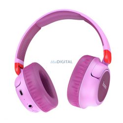   HOCO W43 bluetooth fejhallgató SZTEREO (v5.2, kártyaolvasó, 3.5mm jack aljzat) LILA