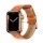 HOCO WA18 pótszíj (egyedi méret, kicsi, szilikon, bőr hatású, állítható, 3D rombusz) NARANCSSÁRGA Apple Watch Series 1 38mm, Apple Watch Series 2 38mm, Apple Watch Series 3 38mm, Apple Watch Series 4 40mm, Apple Watch Series 5 40mm, Apple Watch Serie