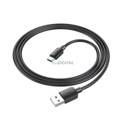   HOCO X96 adatkábel (USB - Type-C, 3A, 27W, PD gyorstöltő, 100cm) FEKETE