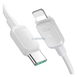   JOYROOM adatkábel (Type-C - lightning, 20W, gyorstöltő, 120cm, törésgátló) FEHÉR Apple IPAD (3rd Generation), IPAD (4th Generation), IPAD mini