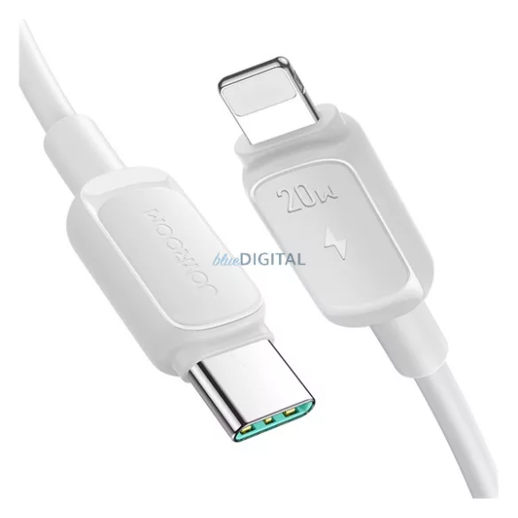 JOYROOM adatkábel (Type-C - lightning, 20W, gyorstöltő, 120cm, törésgátló) FEHÉR Apple IPAD (3rd Generation), IPAD (4th Generation), IPAD mini