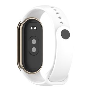 Pótszíj (egyedi méret, szilikon) FEHÉR Xiaomi Band 8