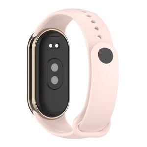 Pótszíj (egyedi méret, szilikon) RÓZSASZÍN Xiaomi Band 8