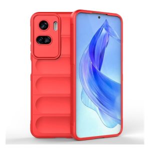 Szilikon telefonvédő (közepesen ütésálló, kamera védelem, 3D minta) PIROS Honor 90 Lite 5G