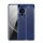 Szilikon telefonvédő (közepesen ütésálló, bőr hatású, varrás minta) SÖTÉTKÉK Huawei Nova 11 Pro