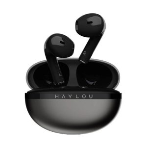 HAYLOU X1 2023 bluetooth fülhallgató SZTEREO (v5.3, TWS, mikrofon, zajszűrő, IPX4 vízálló + töltőtok) FEKETE